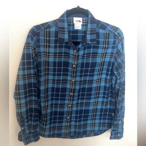 The North Face Button Down Long Sleeve Flannel.